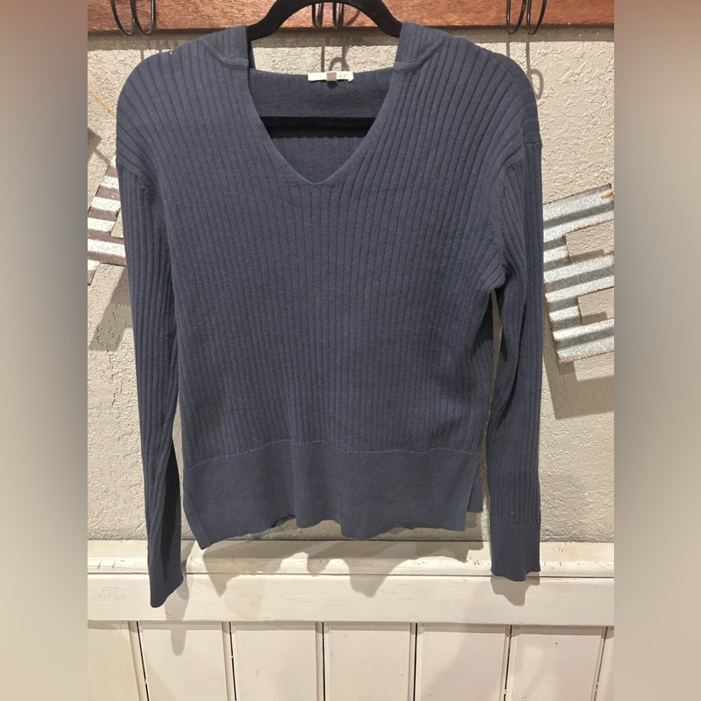 Skin Blue Sweater with Hoodie - Size XS